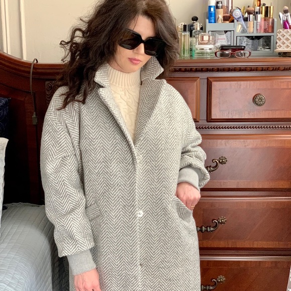 Stradivarius wool coat - Picture 6 of 13